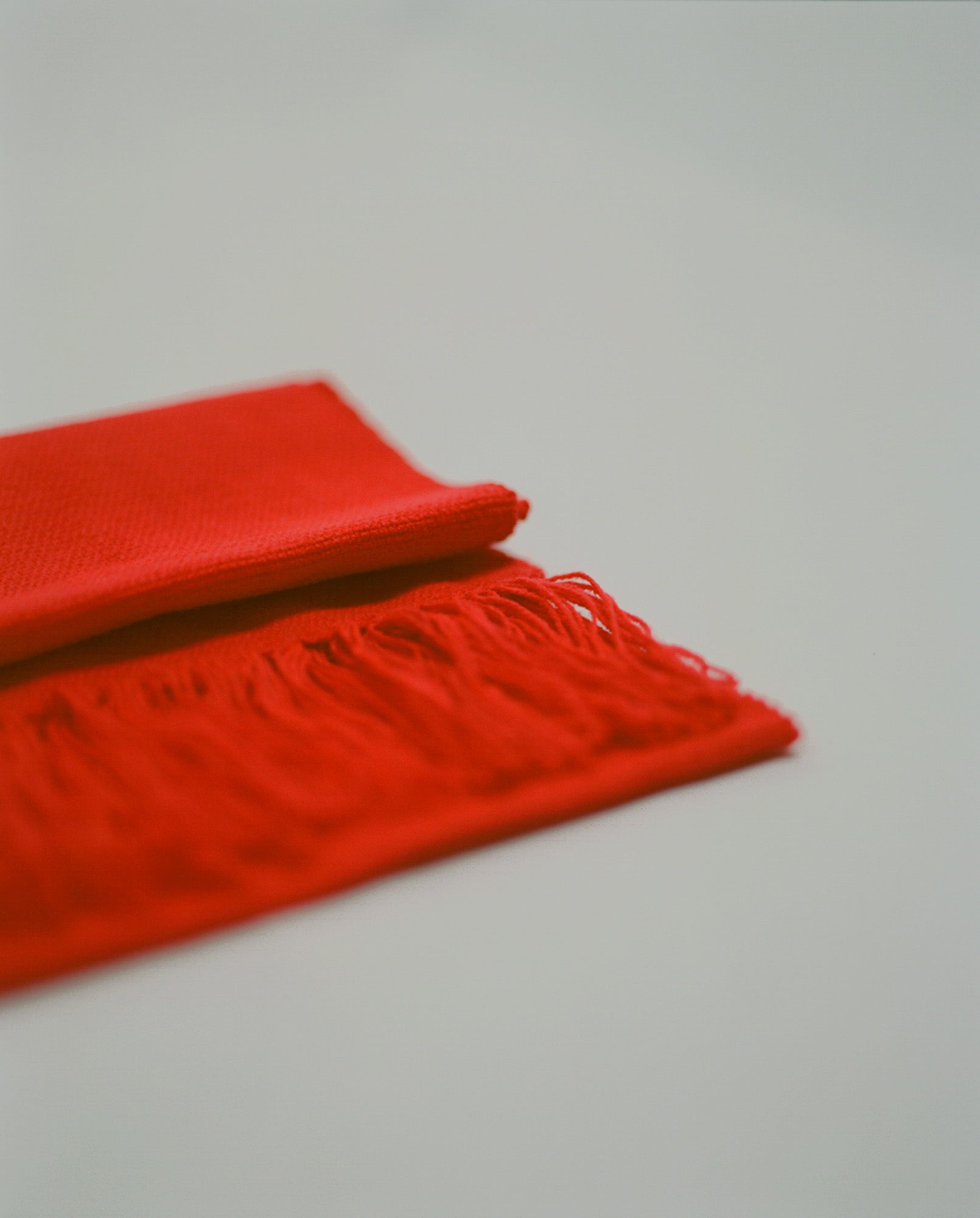 Woven Scarf - Red