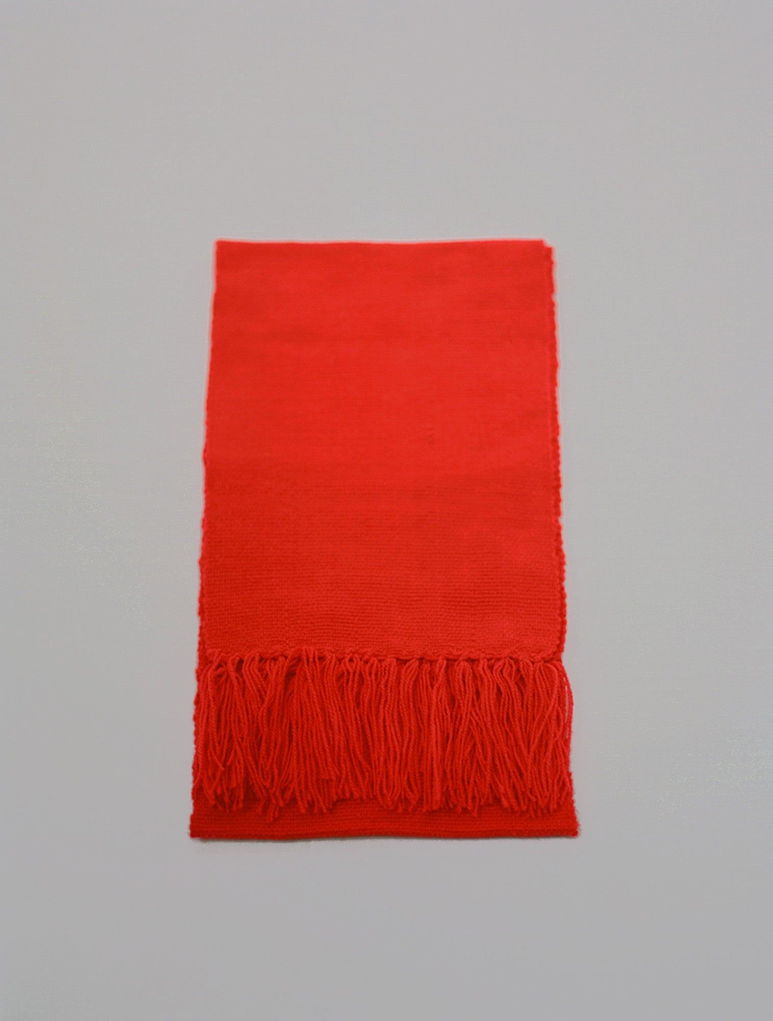 Woven Scarf - Red